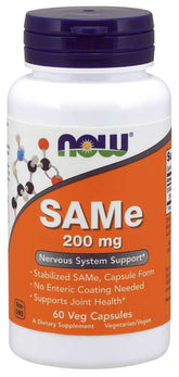 GLEICHES Sadenozylmethionin 200 MG 60 capsule NOW FOODS